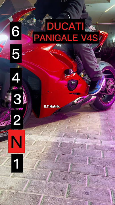 Maximum speed for each gear on a Ducati Panigale V4S