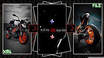 New Xml || KTM Duke 390🔥WhatsApp Status 💥 || Alight Motion Xml Video ||