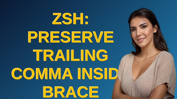 Unix: zsh: Preserve trailing comma inside brace completion