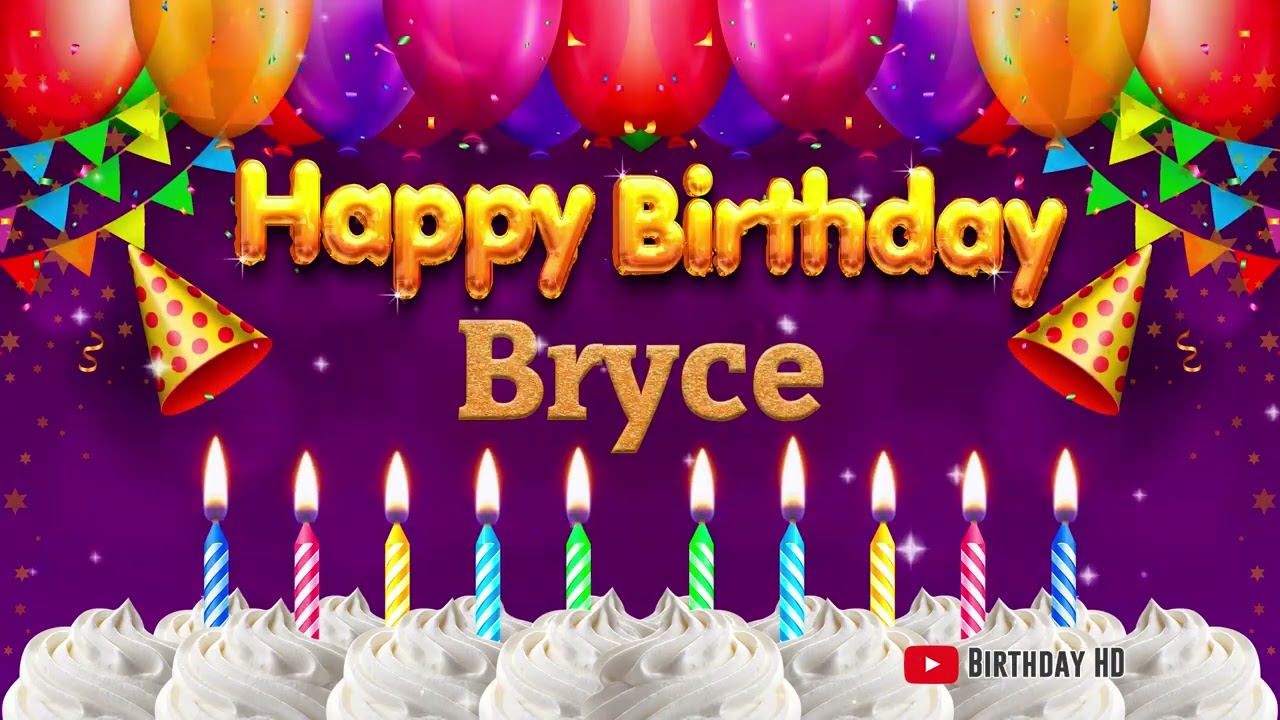 Bryce Happy birthday To You - Happy Birthday song name Bryce 🎁