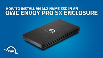 How to Install an M.2 NVMe SSD in an OWC Envoy Pro SX Enclosure