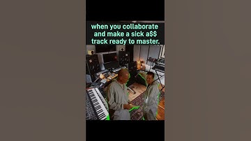 when you collaborate and make a sick a$$ track ready to mastering. #collaborate #housemusic #remix