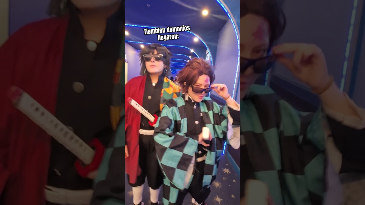 Los MVP de la batalla fueron: #kny #demonslayer #cosplay #tanjiro