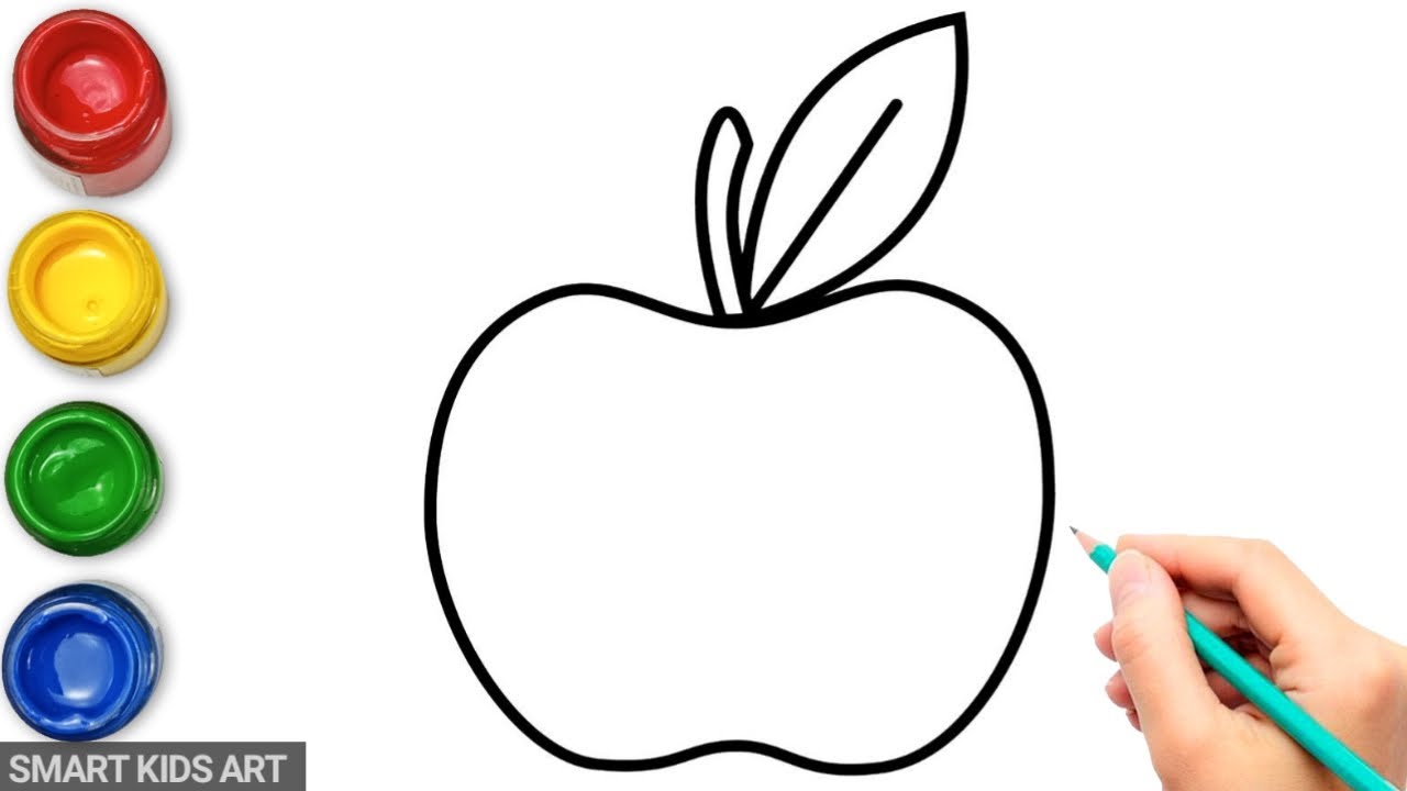 How To Draw An Apple For Kids? An Easy Step-By-Step Guide