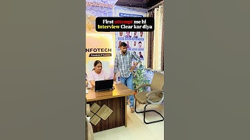First attemp me hi clear ho gaya😂 #shorts #interview #fullstackdeveloper