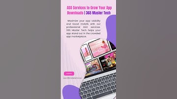 ASO Services to Grow Your App Downloads | 365 Master Tech.