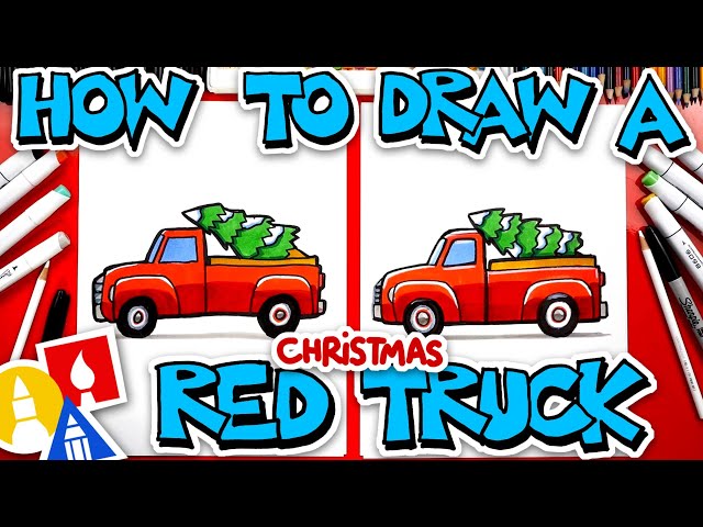 Awesome Red Truck with Christmas Tree! 3 sddefault