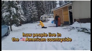 How people live in American countryside.