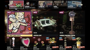 Fallout 76 - Atomic Shop Items - 9th Feb 2021 - Valentines #2 Week Bundle