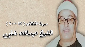 سورة الأنفال (٥٥-٧٠) - الشيخ عبدالله سليمان شلبى