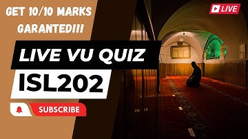 ISL202 LIVE VU QUIZ 2| Get Full Marks Guaranteed💯✍️ | 🔥 Hack 🔒 Quiz Firewall | Virtual University 🎓