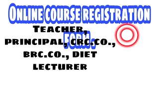 Online course registration form. Primary teacher, principal, crc.co., brc.co. Gujarat gov. Employers screenshot 5