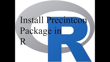 How to Install Precintcon Package for Precipitation Analysis in R Software
