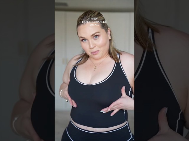 i didnt expect this from Khloé’s Fabletics drop 👀 ✨ #FableticsxKhloe #FableticsAmbassador #plussize