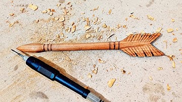 “Carving a Traditional Wooden Arrow by Hand (Primitive Archery Build)”