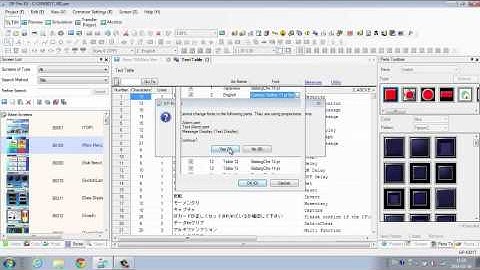 Batch Conversion of Text Table Font with GP-Pro EX