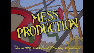 Popeye The Sailor - 'Mess Production' (1945) Opening and Closing Titles [The 1940's Volume 1 Print]