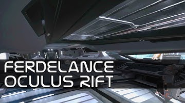 Elite: Dangerous - Walking Around the FerDeLance with Oculus Rift