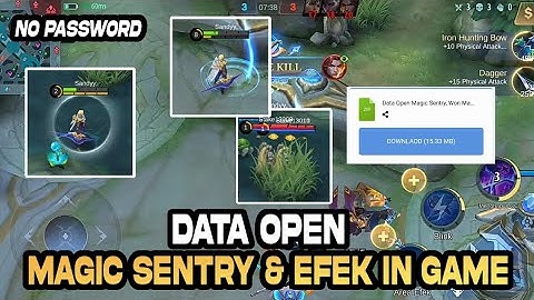 Data Open Magic Sentry Efek in Game dll | File Tambahan ML Lite