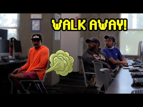 FART Prank at a College Campus LIBRARY!