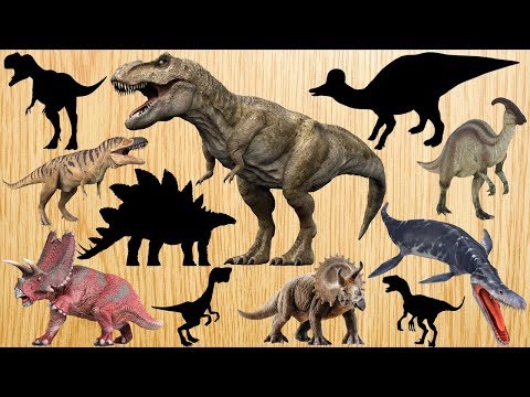 Dinosaurs for kids, Dinosaurs Learn Name and Sounds, Jurassic World Dinosaur Toys Kids Video