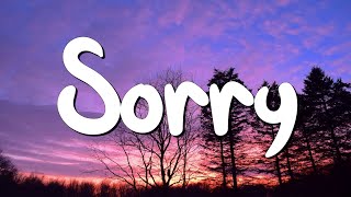 Sorry - Justin Bieber (Lyrics) || Taylor Swift, Ed Sheeran... (MixLyrics)