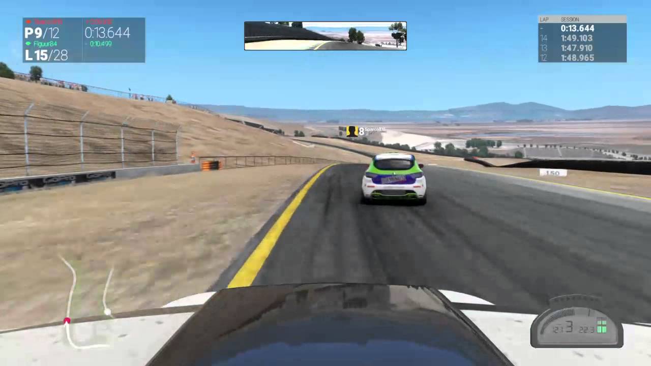 BoereJack Project Cars Clio Cup Round 7 Sonoma National