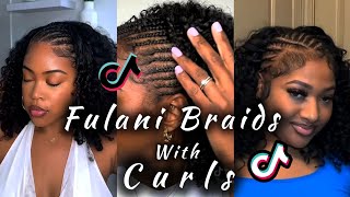🔥2026 Trending Fulani Braids With Curls Hairstyles For Black Women | Tiktok Edition