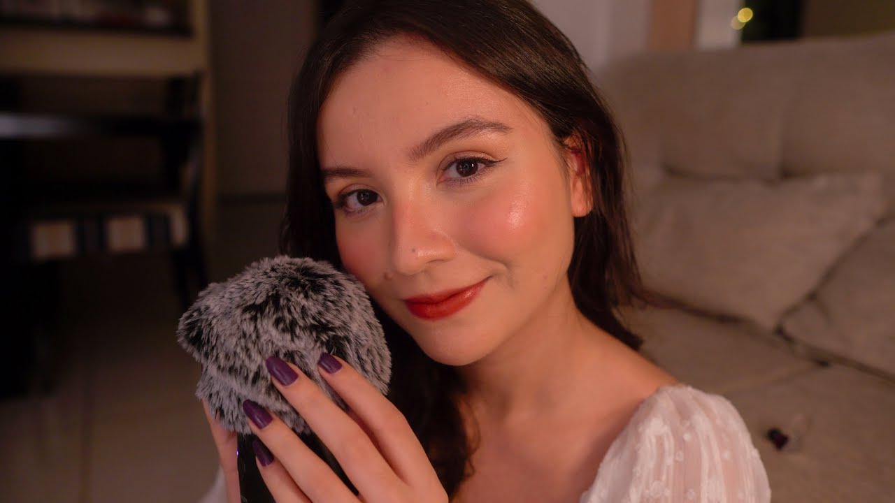 ASMR ✿ para acalmar e desligar a mente (cafuné, sussurros e afirmações positivas)