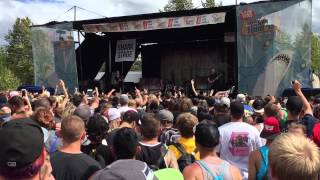 blessthefall - Guys Like You Make Us Look Bad ft. Craig Mabbitt (Live Warped Tour 2015)