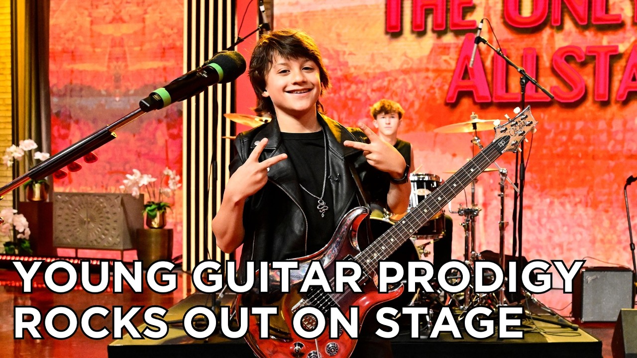 11-Year-Old Guitar Prodigy Performs Live