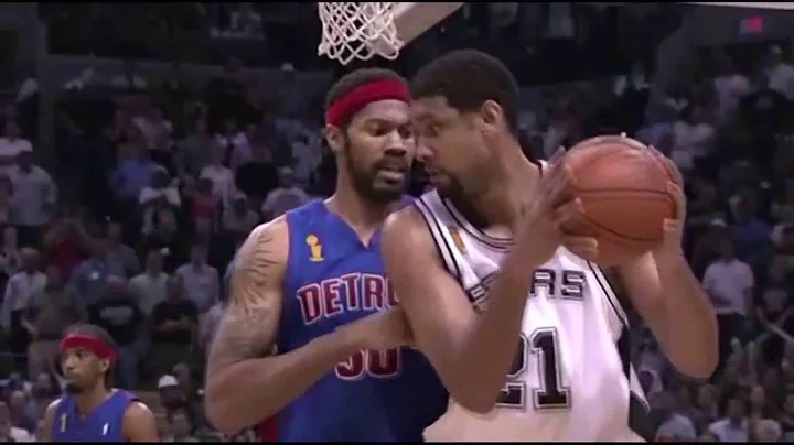 Tim Duncan 2005 NBA Finals Offensive Highlights (All Field Goals)