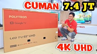 Smart tv MURAH, BAGUS, Ukuran GEDE, Review tv 65 Inch Polytron PLD 65UG5959