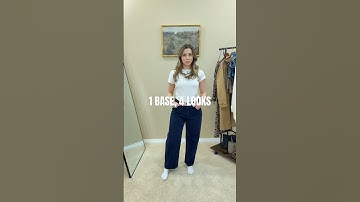 1 base, 4 looks 🫶✨💌 which one is your favorite? #ootd #shorts #styletips