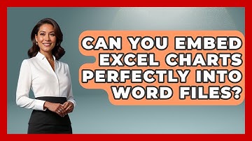 Can You Embed Excel Charts Perfectly Into Word Files? - Docs and Sheets Pro