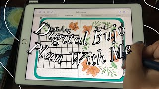 Plan With Me Digital Bullet Journal October Monthly