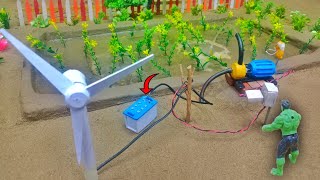 Top most Diy Mini Windmill Powers Water Pump | Farming Science Project 💡🌾 @DPNCreators