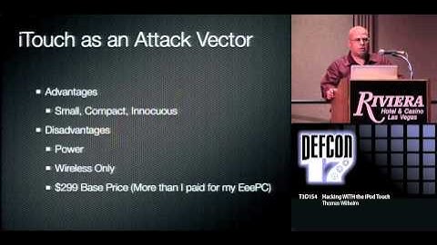 DEFCON 17: Hacking WITH the iPod Touch
