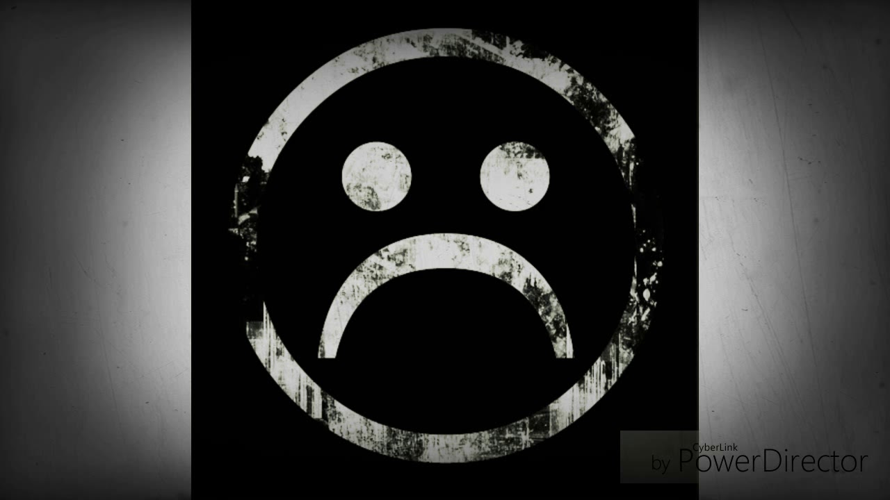 Грустный смайлик картинки на черном фоне