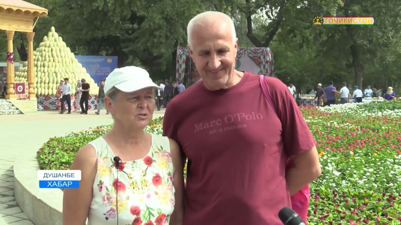 Впечатления гостей выставки сельхозпродукции / таджикское телевидение