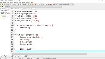 Lista doblemente enlazada c++ ejemplo 1