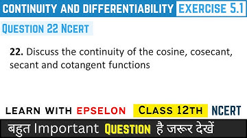 ex 5.1 q22 class 12 | continuity and differentiability class 12 ex 5.1 q22 | class 12 chapter 5
