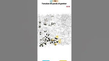 Annoying puzzle level 68. Temukan 50 panda di gambar 🐼#game #games #gaming #puzzle