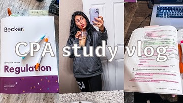 ACCOUNTING CPA STUDY VLOG (reg section)