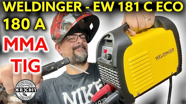 Weldinger EW 181 C ECO. Electrode and tig welding machine. For welding with rutile and basic.