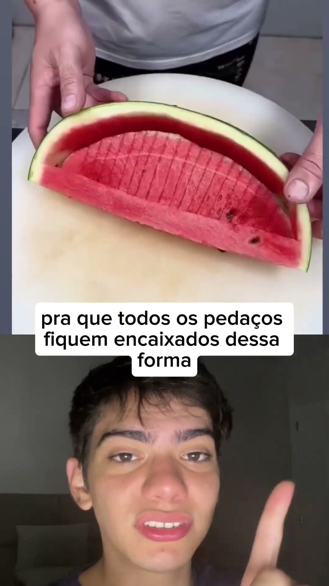 Organize a melancia na casca e impressione seus convidados com esse corte incrível! ?✨
