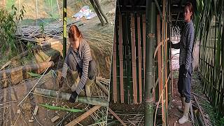 17-Year-Old Single Mom Builds an Entire Bamboo House: Step-by-Step