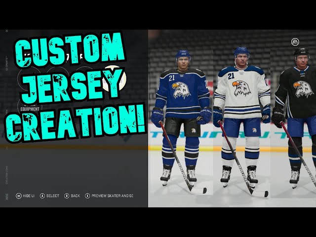 NHL 13 Creating EASHL Jerseys 