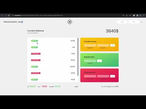 JavaScript banking App walkthrough
