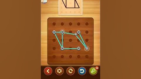 Line Puzzle String Art Pine Level 2 Solution